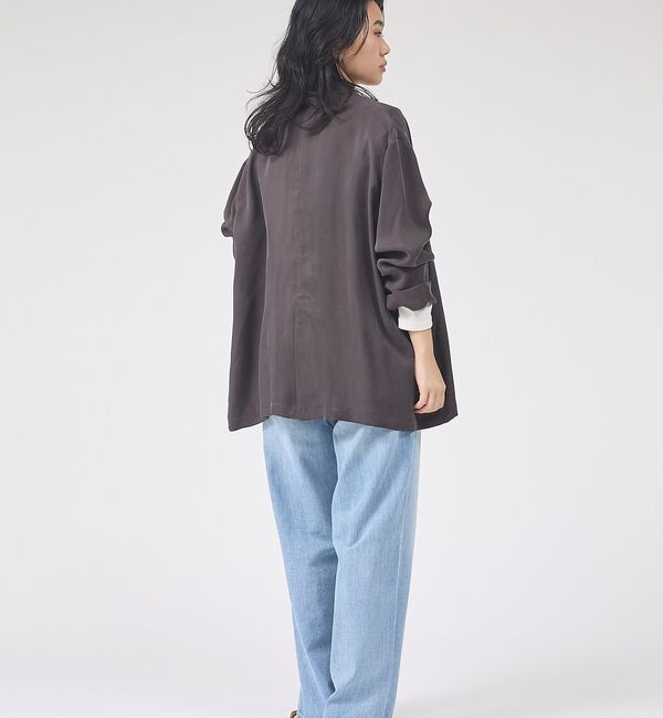 Rouge vif「【セットアップ対応】キュプラフィブリルダブルジャケット」|テーラードジャケット|