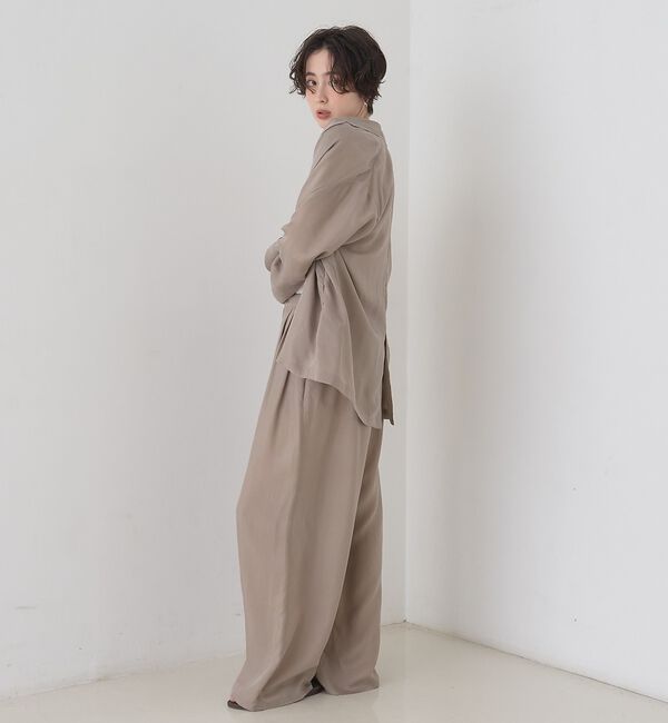 Rouge vif「【セットアップ対応】キュプラフィブリルダブルジャケット」|テーラードジャケット|