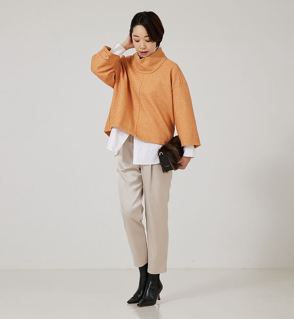 qualite「オフタートルカットソー」|Tシャツ・カットソー|