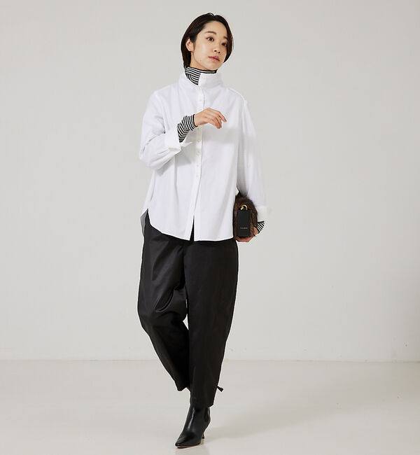 qualite「レザーライクカーヴィーパンツ」|その他|