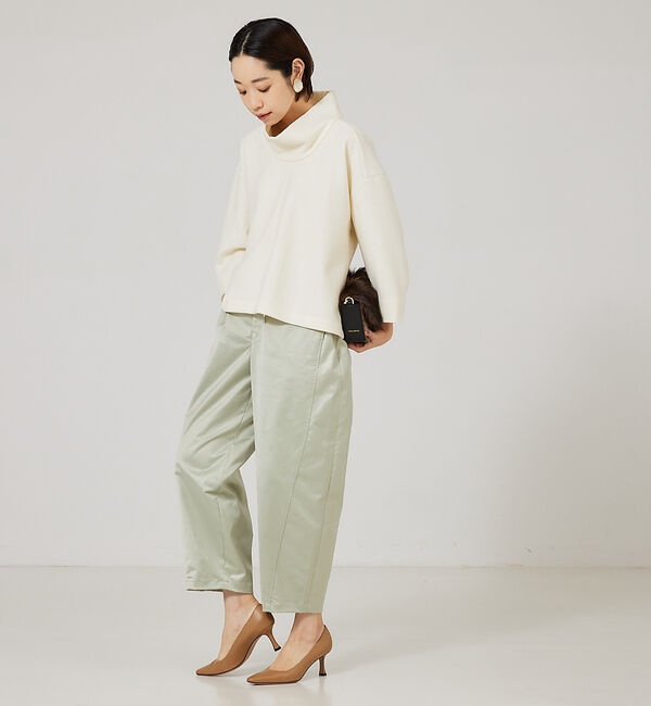 qualite「レザーライクカーヴィーパンツ」|その他|