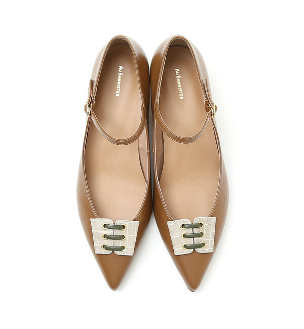 AU BANNISTER「レースアップモチーフ付き メリージェーンパンプス」|パンプス|