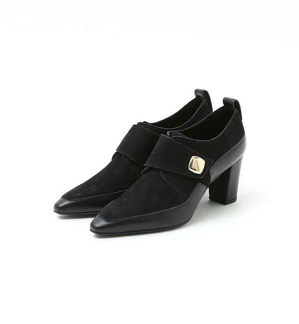 AU BANNISTER「モチーフ付きポインテッドブーティー」|ショートブーツ|