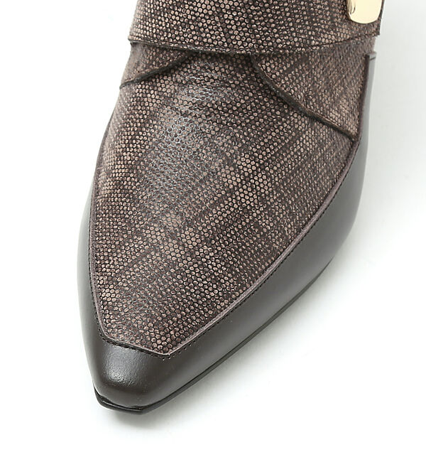 AU BANNISTER「モチーフ付きポインテッドブーティー」|ショートブーツ|