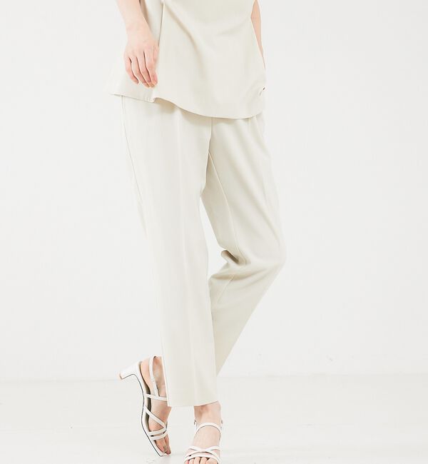 abahouse mavie「【エニデイカセット】タックテーパードパンツ」|スラックス|