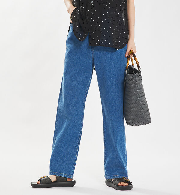 abahouse mavie「ストレッチストレートデニム」|デニム|