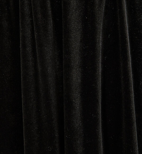 abahouse mavie「フラワープリント＆ベロアロングスカート」|スカート|