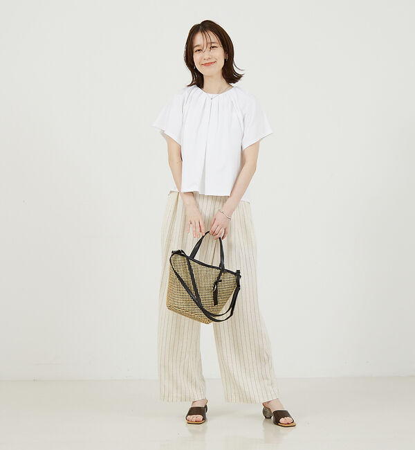 abahouse mavie「タックフレアーショートプルオーバー」|Tシャツ・カットソー|