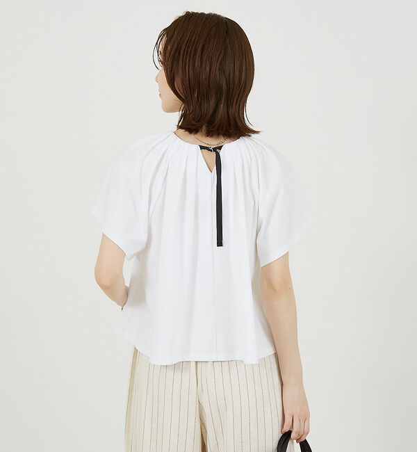 abahouse mavie「タックフレアーショートプルオーバー」|Tシャツ・カットソー|