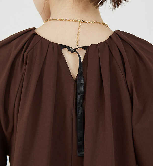 abahouse mavie「タックフレアーショートプルオーバー」|Tシャツ・カットソー|