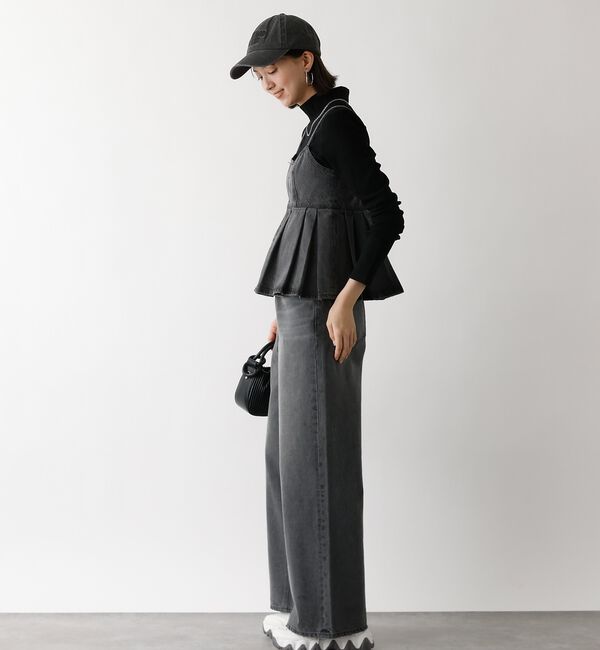 abahouse mavie「ウォッシュドデニムキャミ/レイヤード/バックリボン/春服/夏服」|キャミソール|