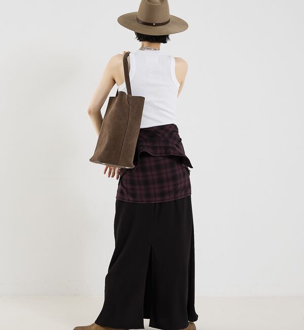 The Store by C' 「【COCUCA】ライトダブルサテンスカート」|スカート|
