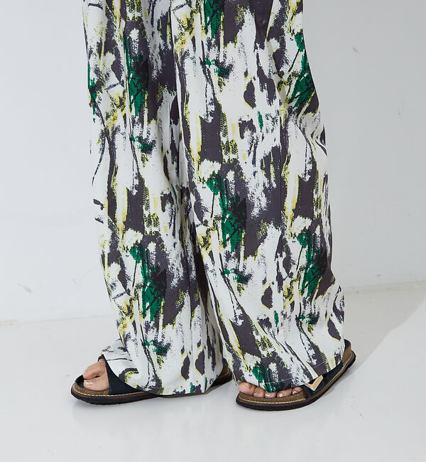 NOMINE「【セットアップ着用可】ペインティングドロストタックパンツ」|その他|