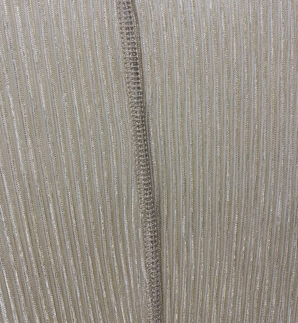 NOMINE「ラメ シアー プリーツ トップス （ロンＴ)」|Tシャツ・カットソー|