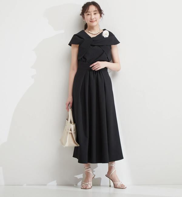 TIARA「タックフレアロングスカート」|スカート|