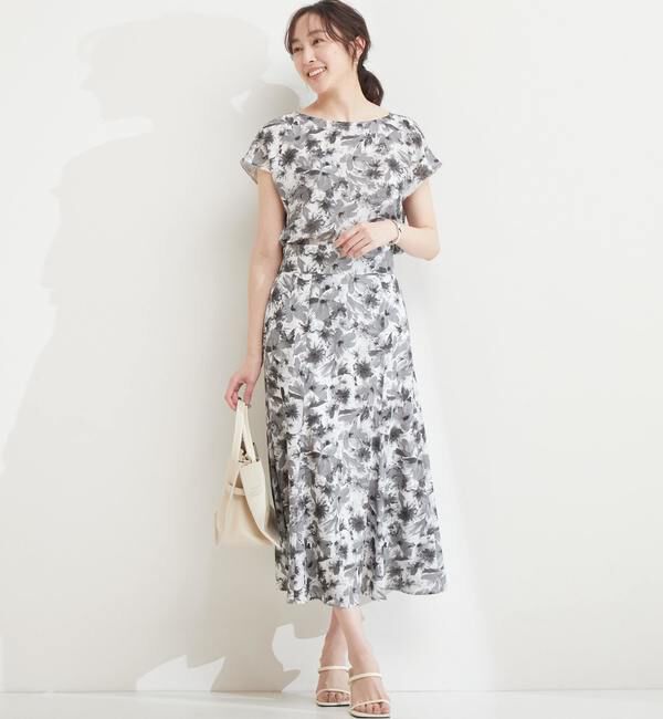 TIARA「カルゼフラワープリントマーメイドスカート」|スカート|