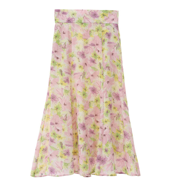 TIARA「カルゼフラワープリントマーメイドスカート」|スカート|