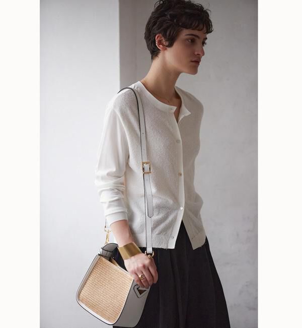 Liesse「コットンモールカーディガン」|カーディガン|オフホワイト