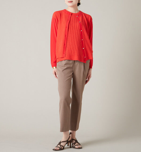 Liesse「コットンモールカーディガン」|カーディガン|