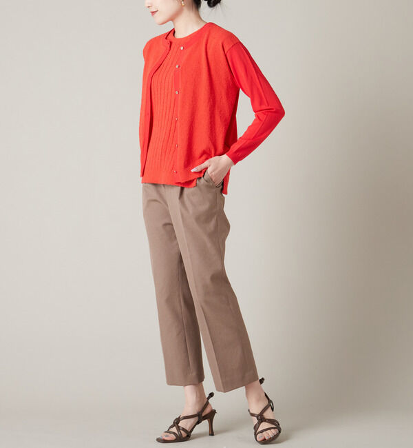 Liesse「コットンモールカーディガン」|カーディガン|