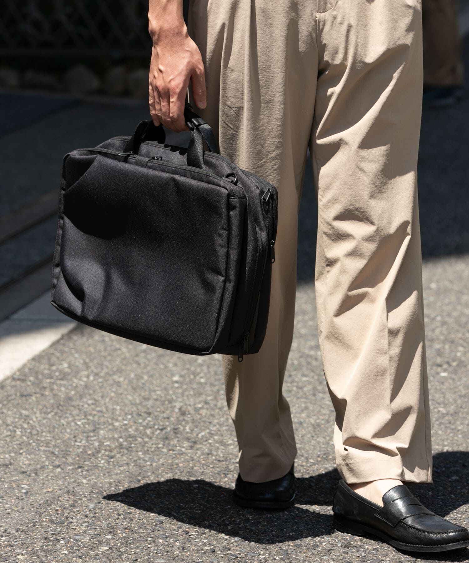 RODE SKO「撥水タック3WAYリュックサック」|その他|ブラック