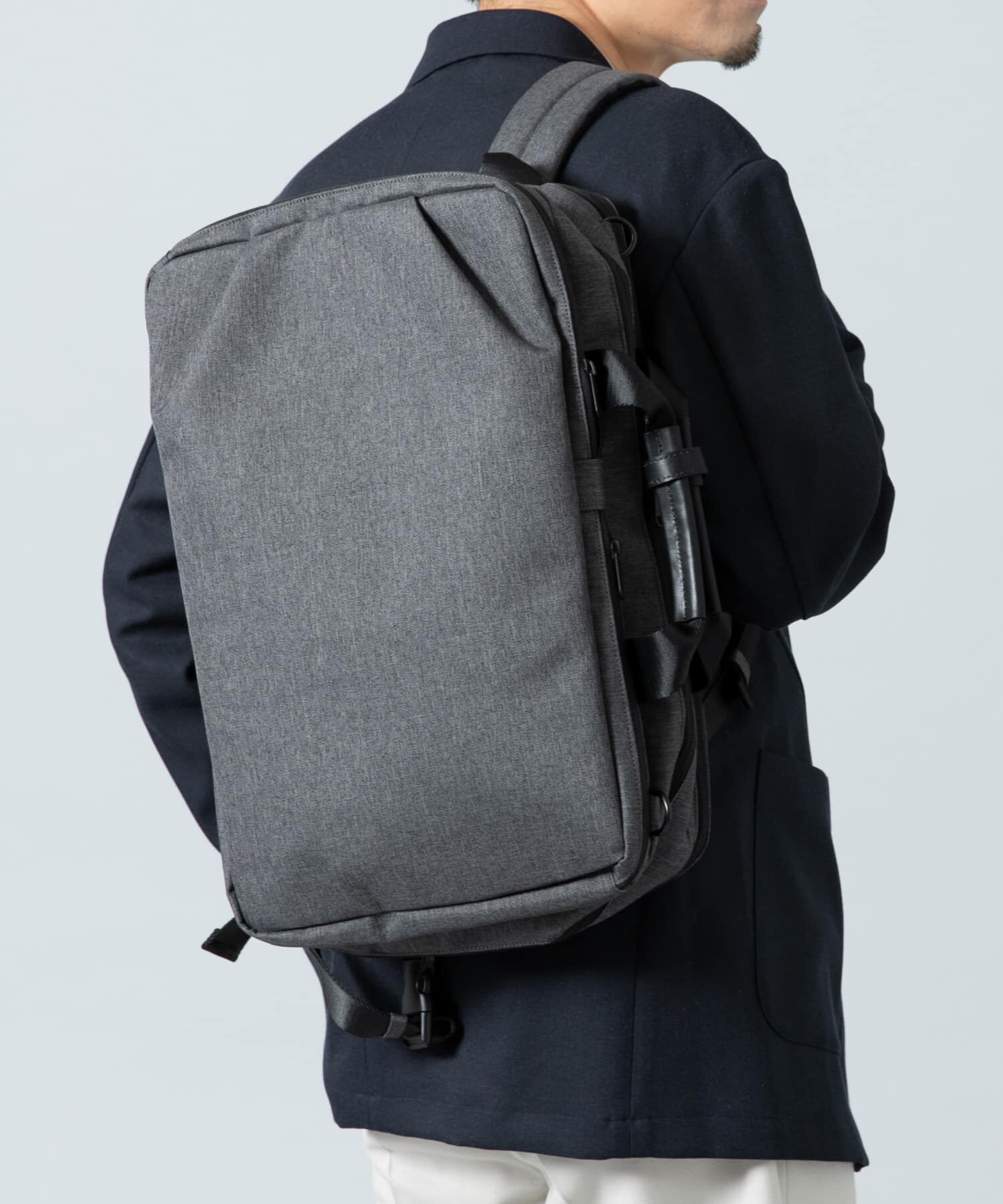 RODE SKO「撥水タック3WAYリュックサック」|その他|チャコールグレー