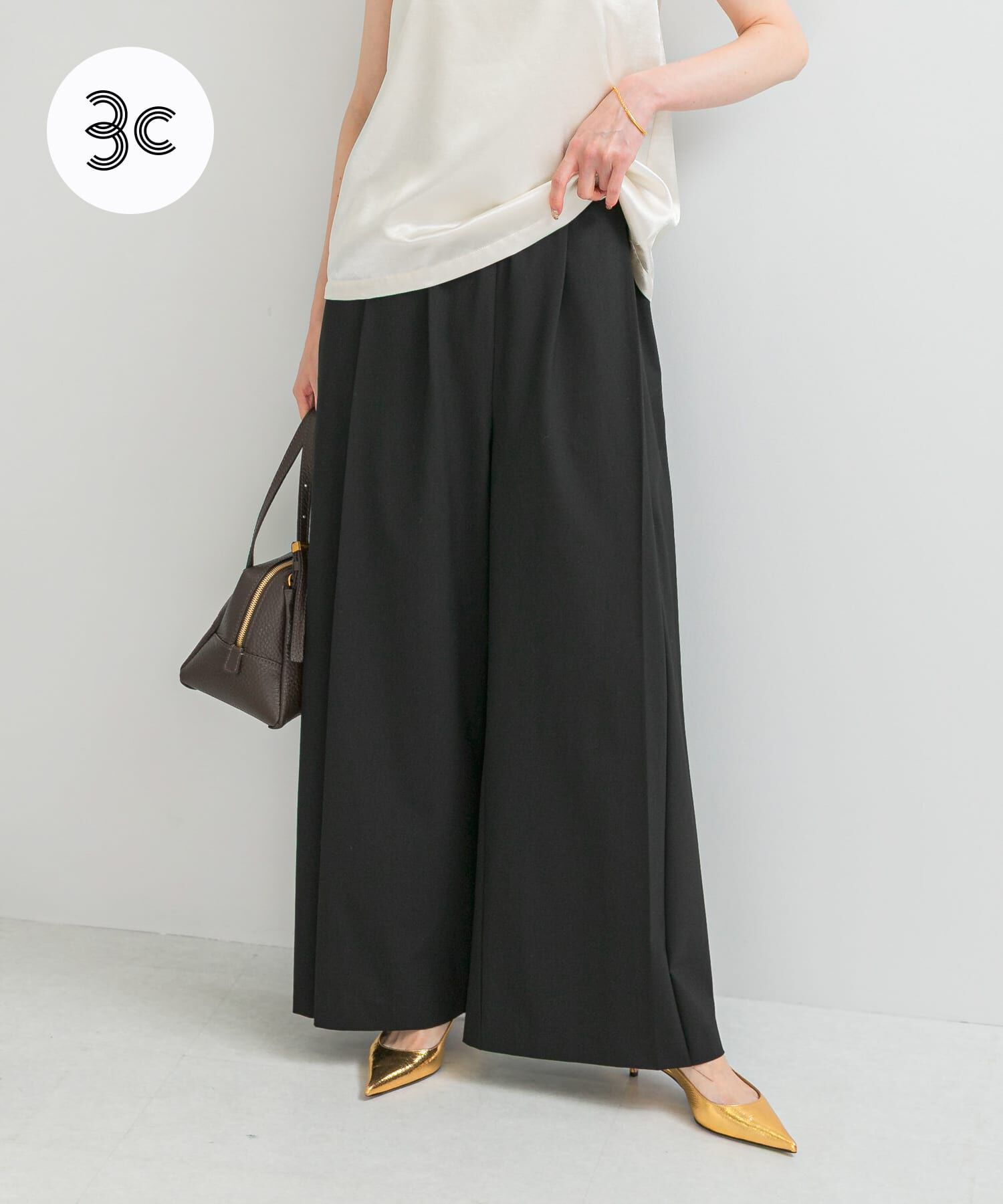 URBAN RESEARCH ROSSO「ウォッシャブルイージータックパンツ」|その他|ブラック