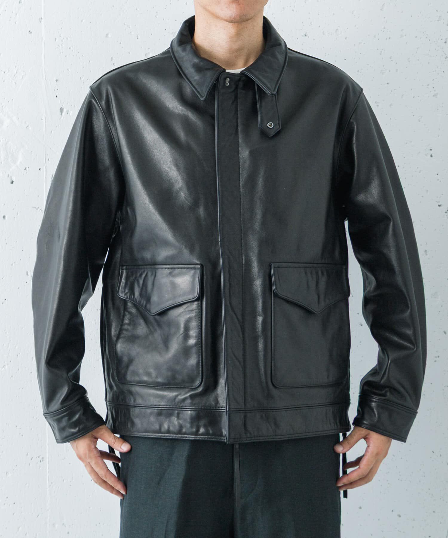 URBAN RESEARCH「new basic　COW LEATHER TYPE A-2 JACKET」|その他|