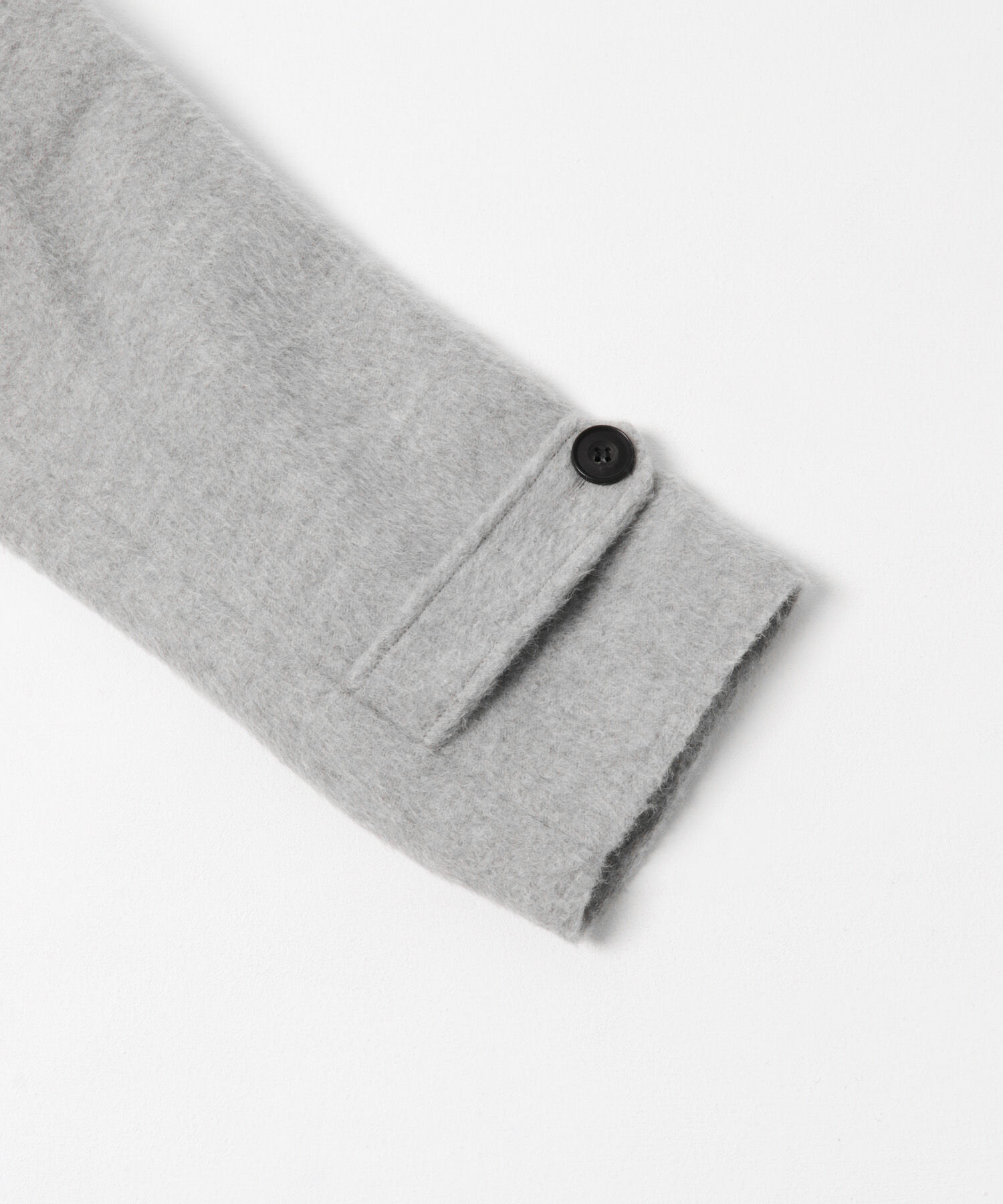 URBAN RESEARCH ROSSO「アルパカ混シャギースタンドコート」|ノーカラーコート|