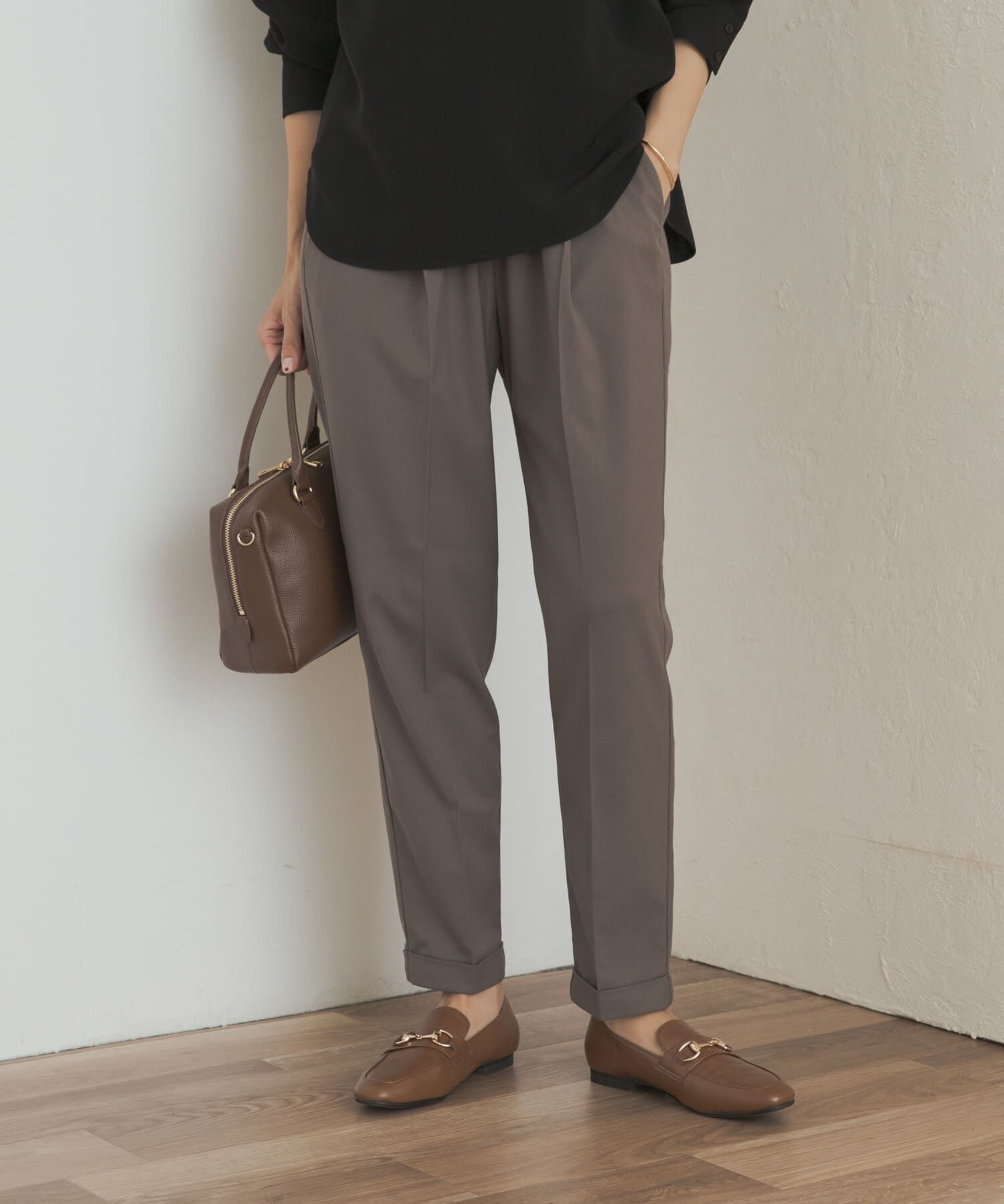 URBAN RESEARCH DOORS「ツイルストレッチテーパードイージーパンツ」|その他|