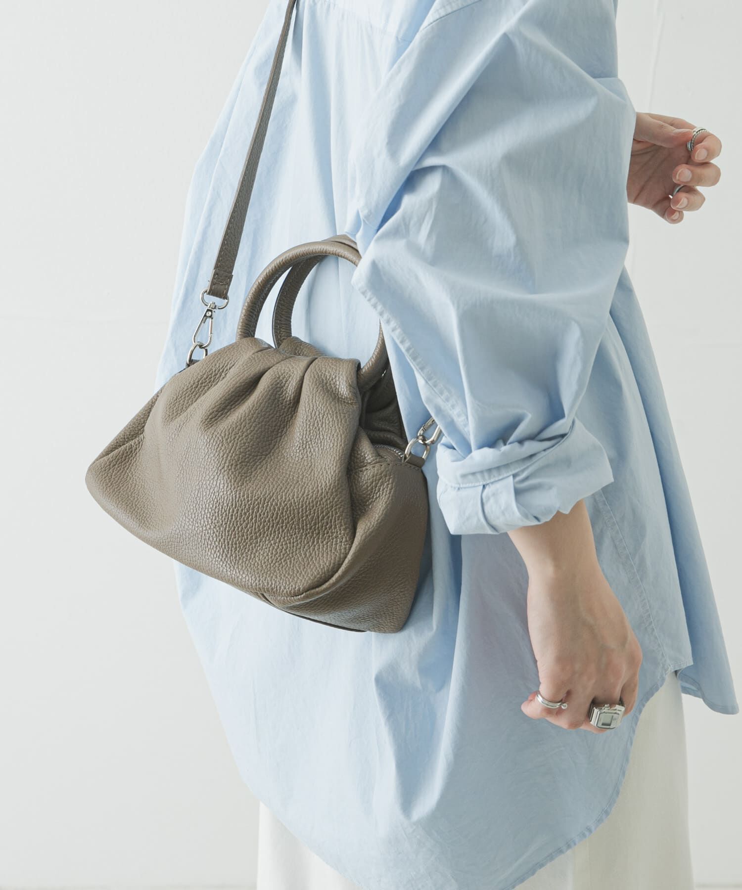 URBAN RESEARCH「レザーハンドバッグ」|ハンドバッグ|