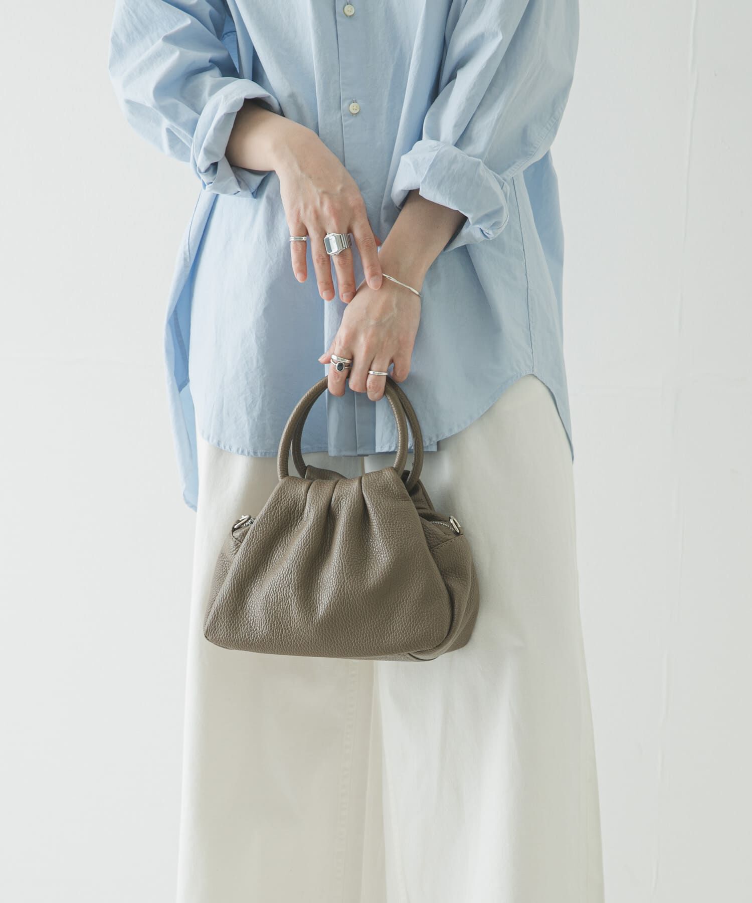 URBAN RESEARCH「レザーハンドバッグ」|ハンドバッグ|