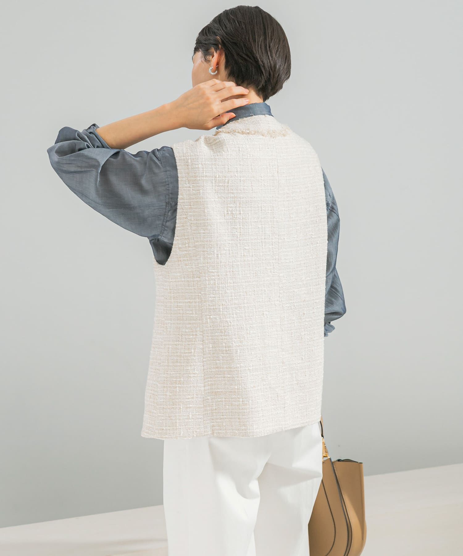 URBAN RESEARCH ROSSO「ツイードオーバージレ」|ベスト・ジレ|