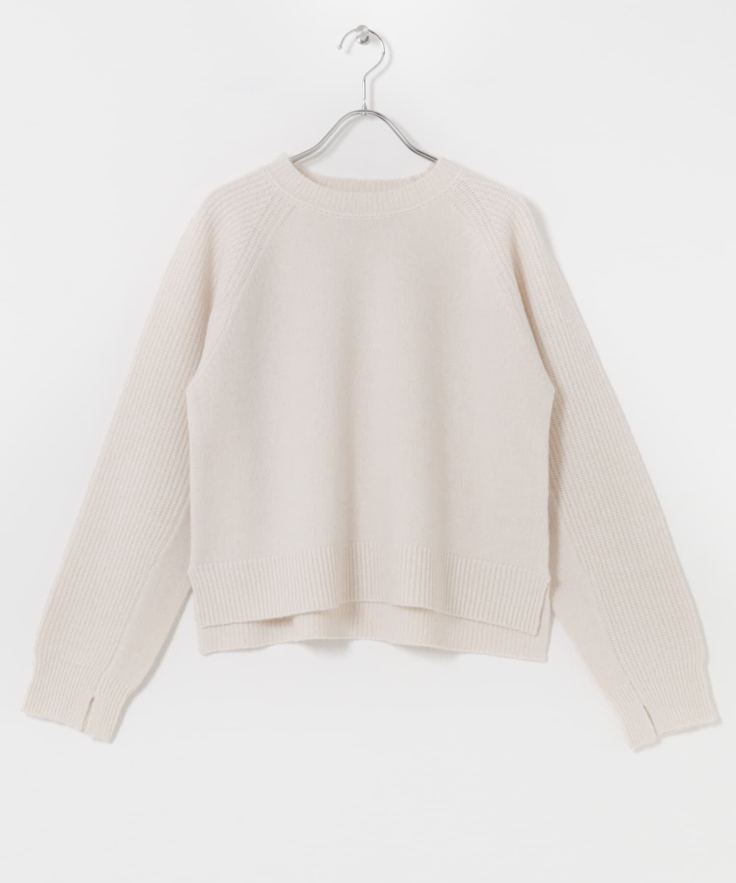 URBAN RESEARCH ROSSO「スーパーファインラムズウールショートニット」|ニット・セーター|