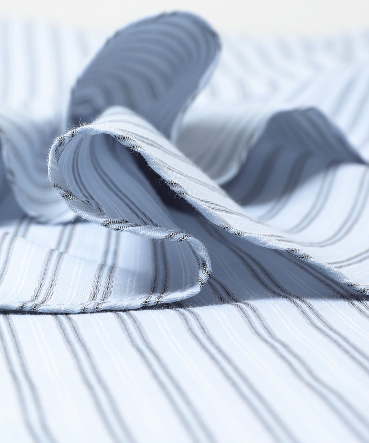 Sonny Label 「『WEB限定』バンドカラーフリルストライプシャツ」|シャツ・ブラウス|