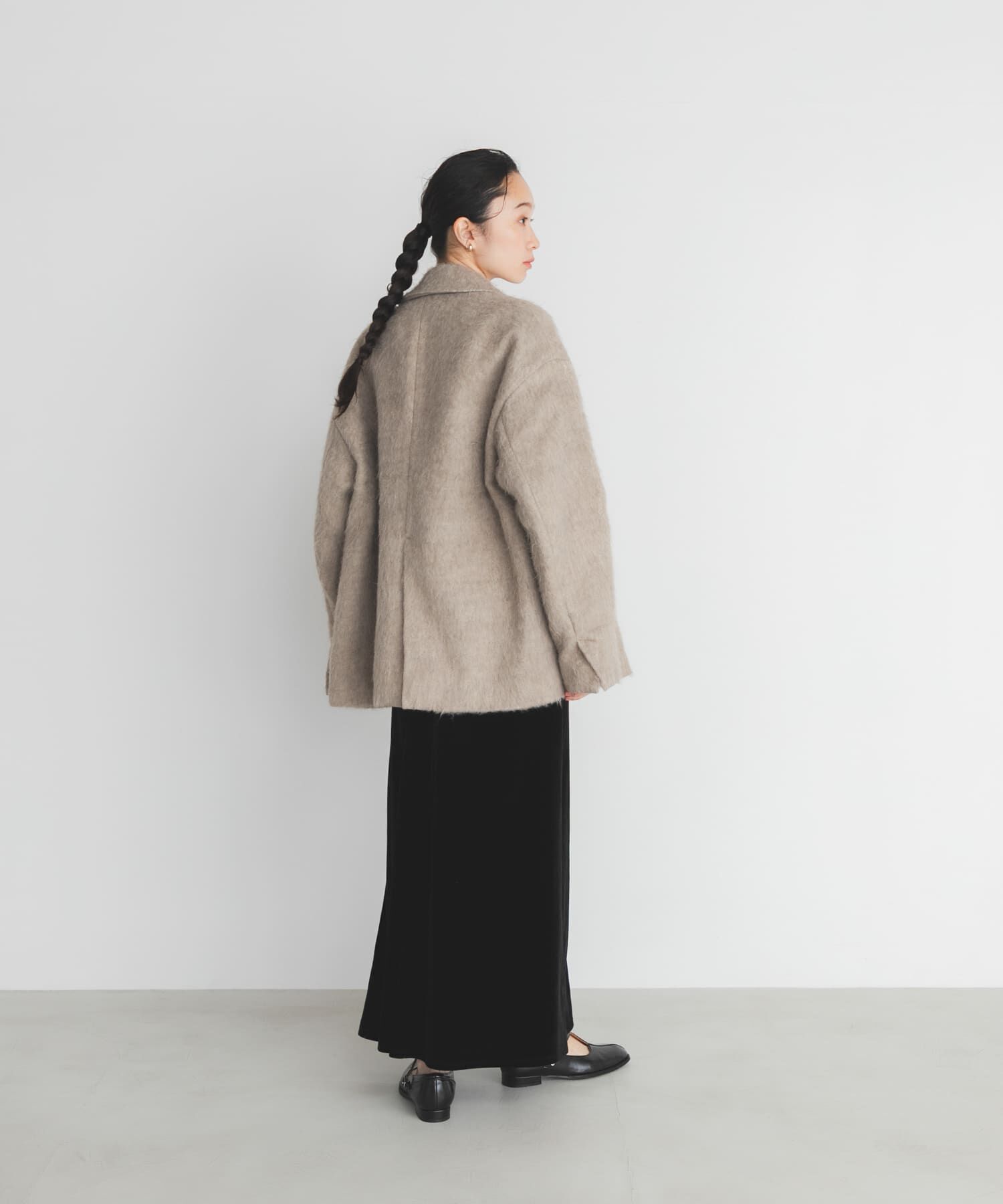  「ベロアシャーリングドレス」|ワンピース|