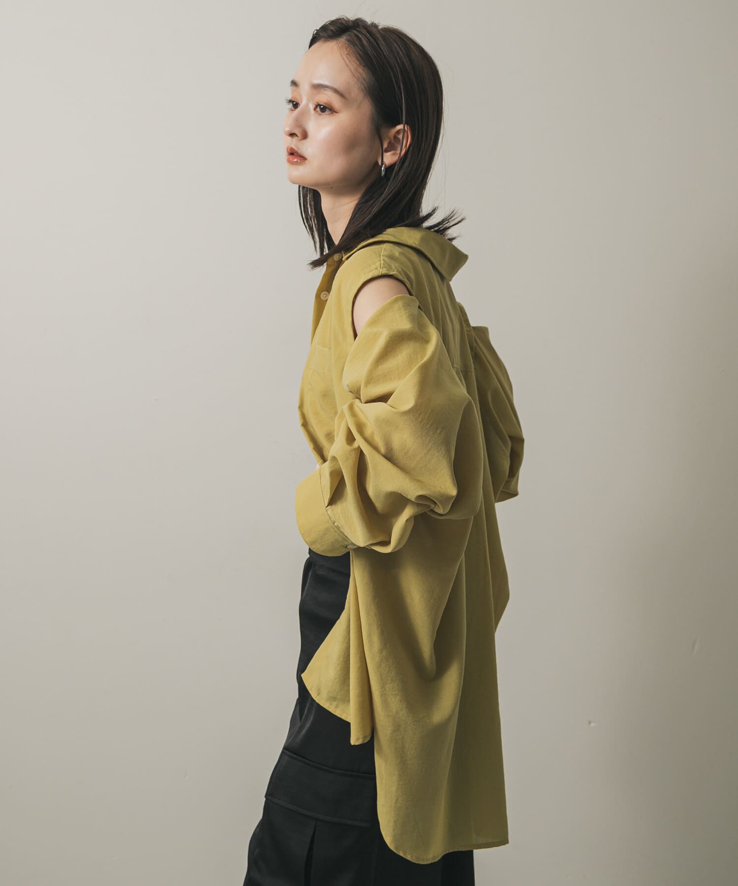 SENSE OF PLACE by URBAN RESEARCH「リネンライクショルダースリットシャツ」|シャツ・ブラウス|