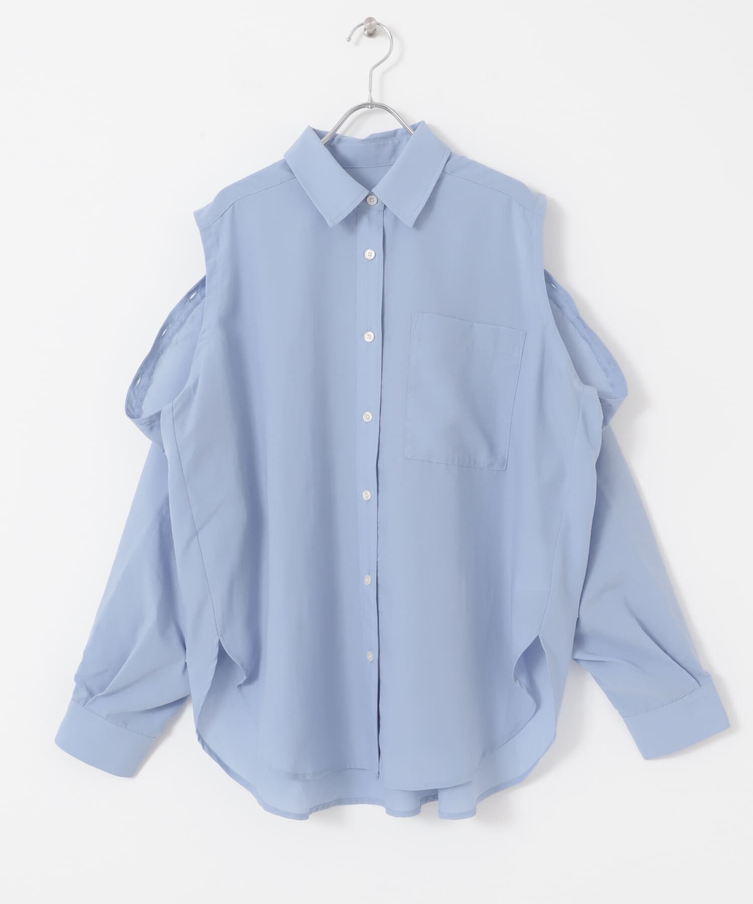 SENSE OF PLACE by URBAN RESEARCH「リネンライクショルダースリットシャツ」|シャツ・ブラウス|