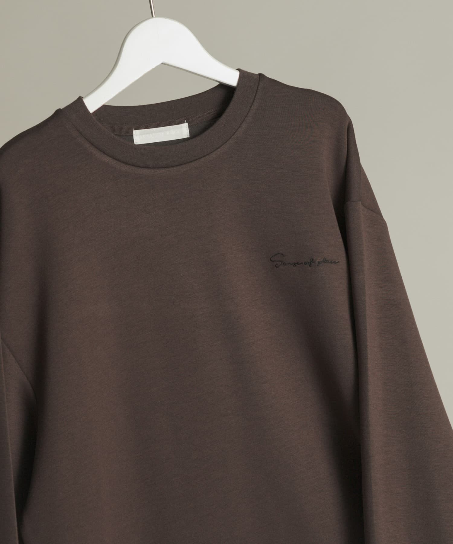 SENSE OF PLACE by URBAN RESEARCH「『一部WEB限定カラー』シシュウダンボールポンチロングTシャツ」|Tシャツ・カットソー|