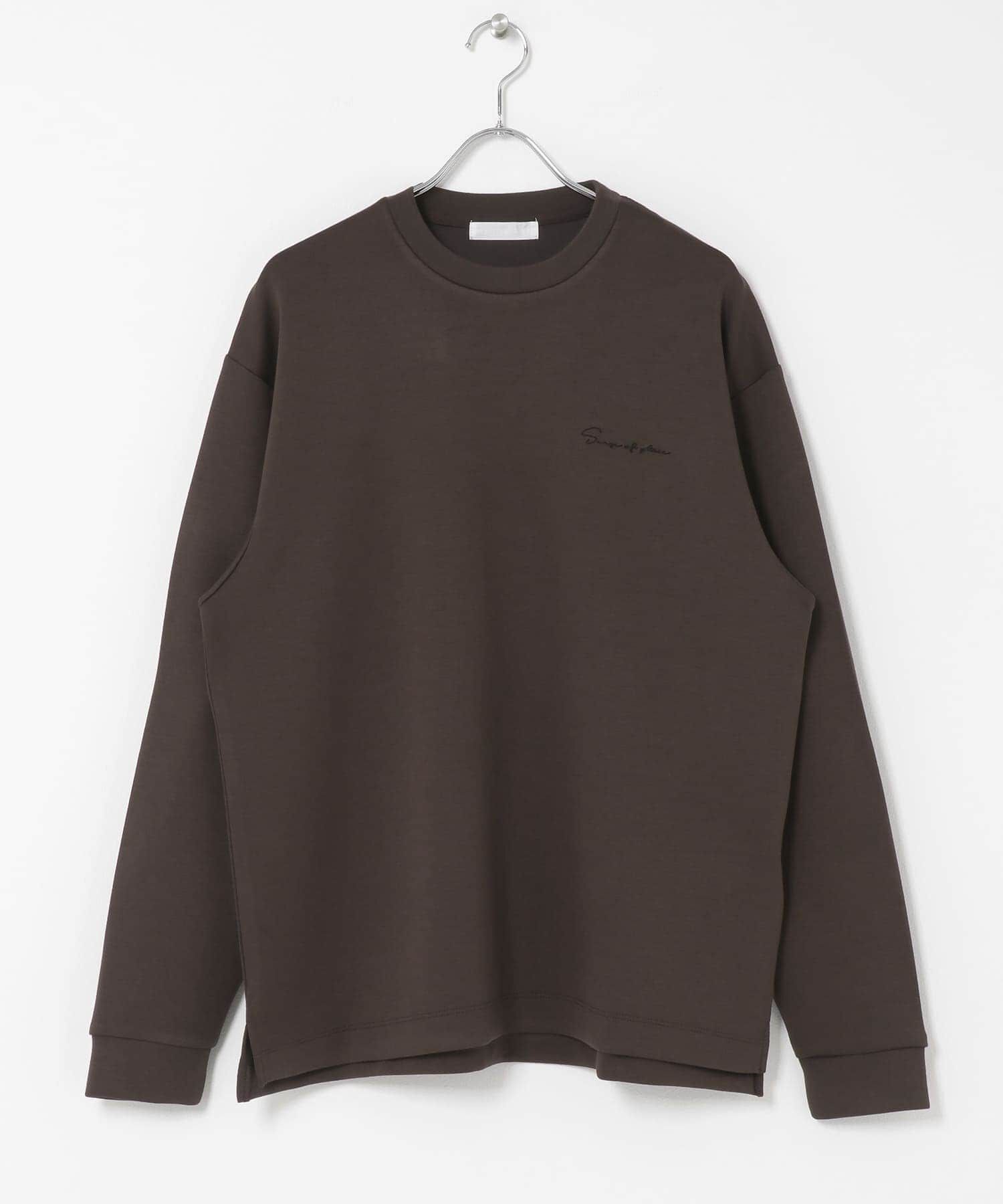 SENSE OF PLACE by URBAN RESEARCH「『一部WEB限定カラー』シシュウダンボールポンチロングTシャツ」|Tシャツ・カットソー|