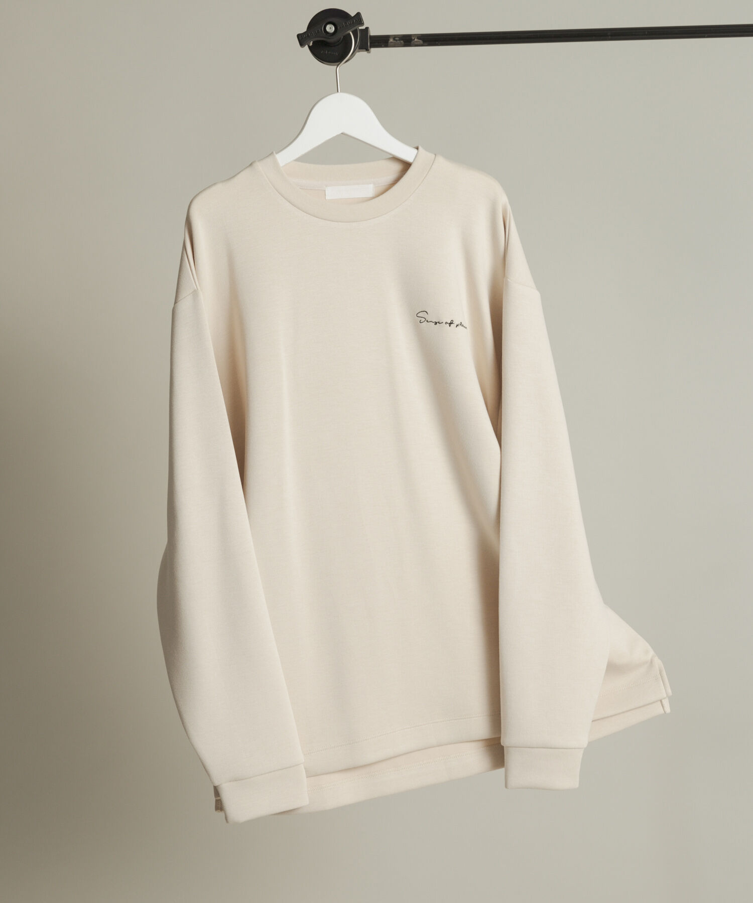 SENSE OF PLACE by URBAN RESEARCH「『一部WEB限定カラー』シシュウダンボールポンチロングTシャツ」|Tシャツ・カットソー|