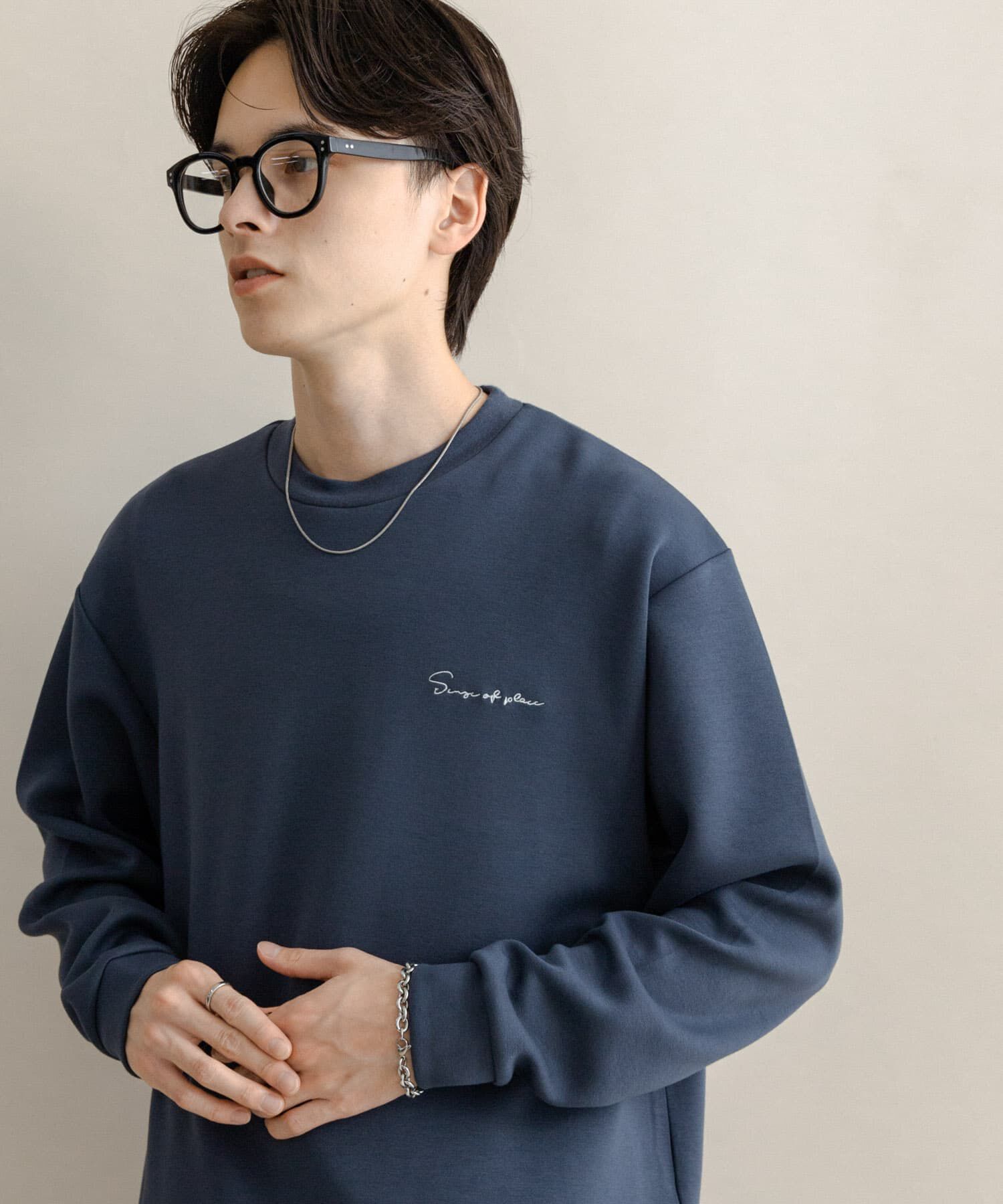SENSE OF PLACE by URBAN RESEARCH「『一部WEB限定カラー』シシュウダンボールポンチロングTシャツ」|Tシャツ・カットソー|