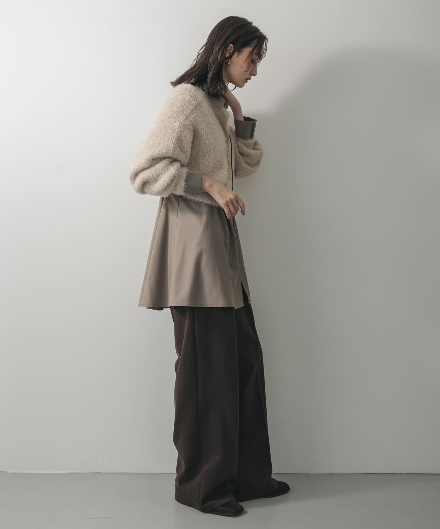 SENSE OF PLACE by URBAN RESEARCH「『一部WEB限定カラー』ラメシャギークロップドカーディガン」|カーディガン|