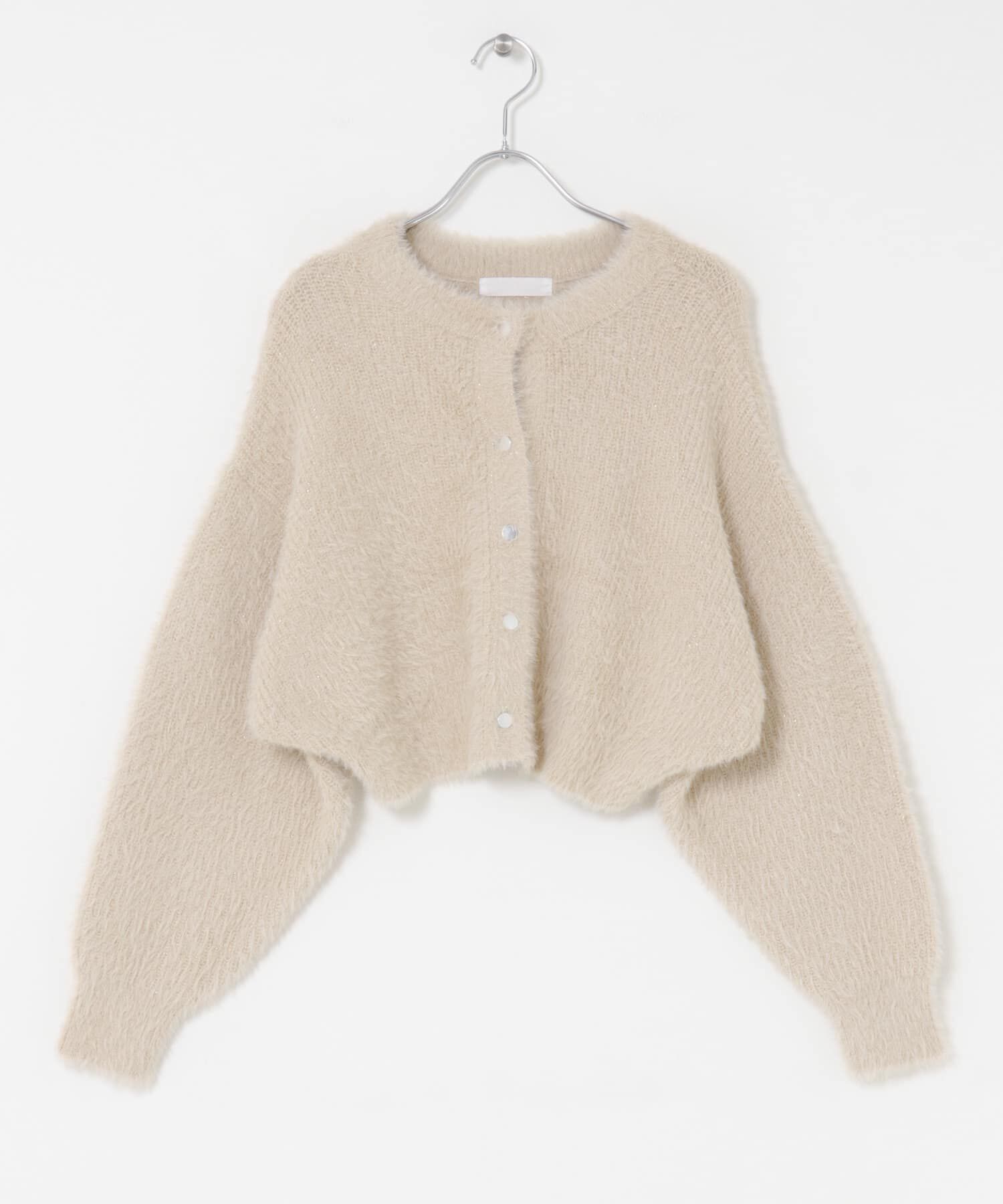 SENSE OF PLACE by URBAN RESEARCH「『一部WEB限定カラー』ラメシャギークロップドカーディガン」|カーディガン|