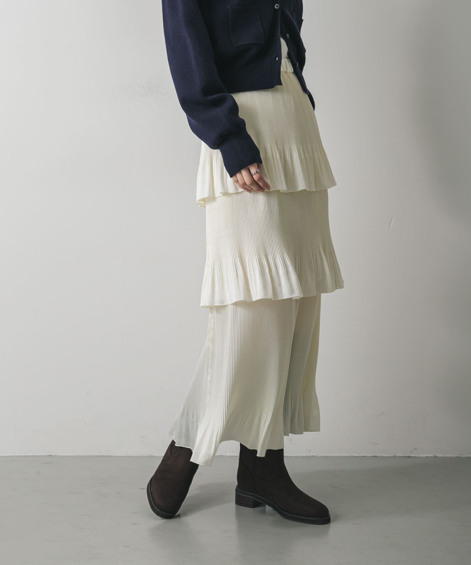 SENSE OF PLACE by URBAN RESEARCH「ティアードプリーツスカート」|スカート|