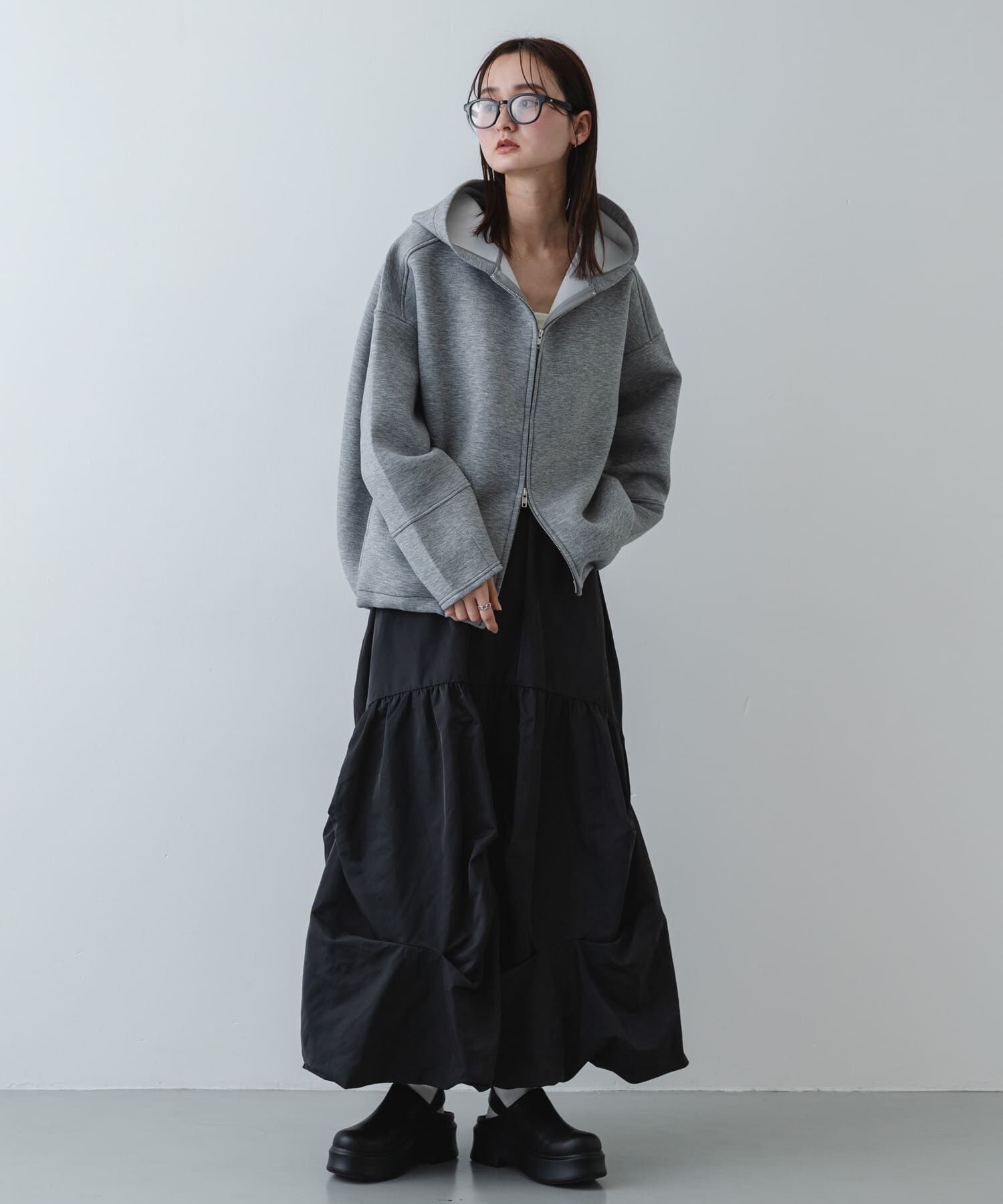 SENSE OF PLACE by URBAN RESEARCH「コクーンスリーブZIPパーカー」|パーカー|