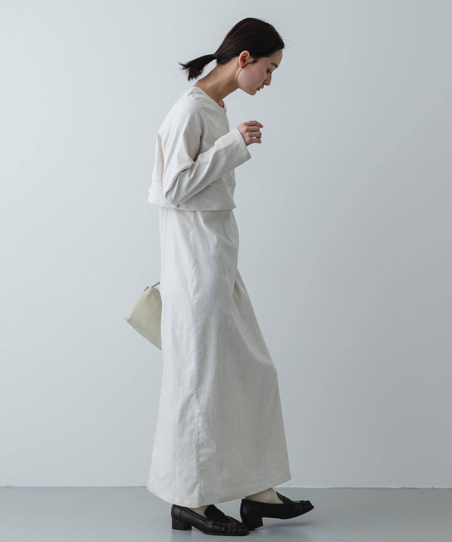 SENSE OF PLACE by URBAN RESEARCH「2Pベロアアンサンブルワンピース」|ワンピース|