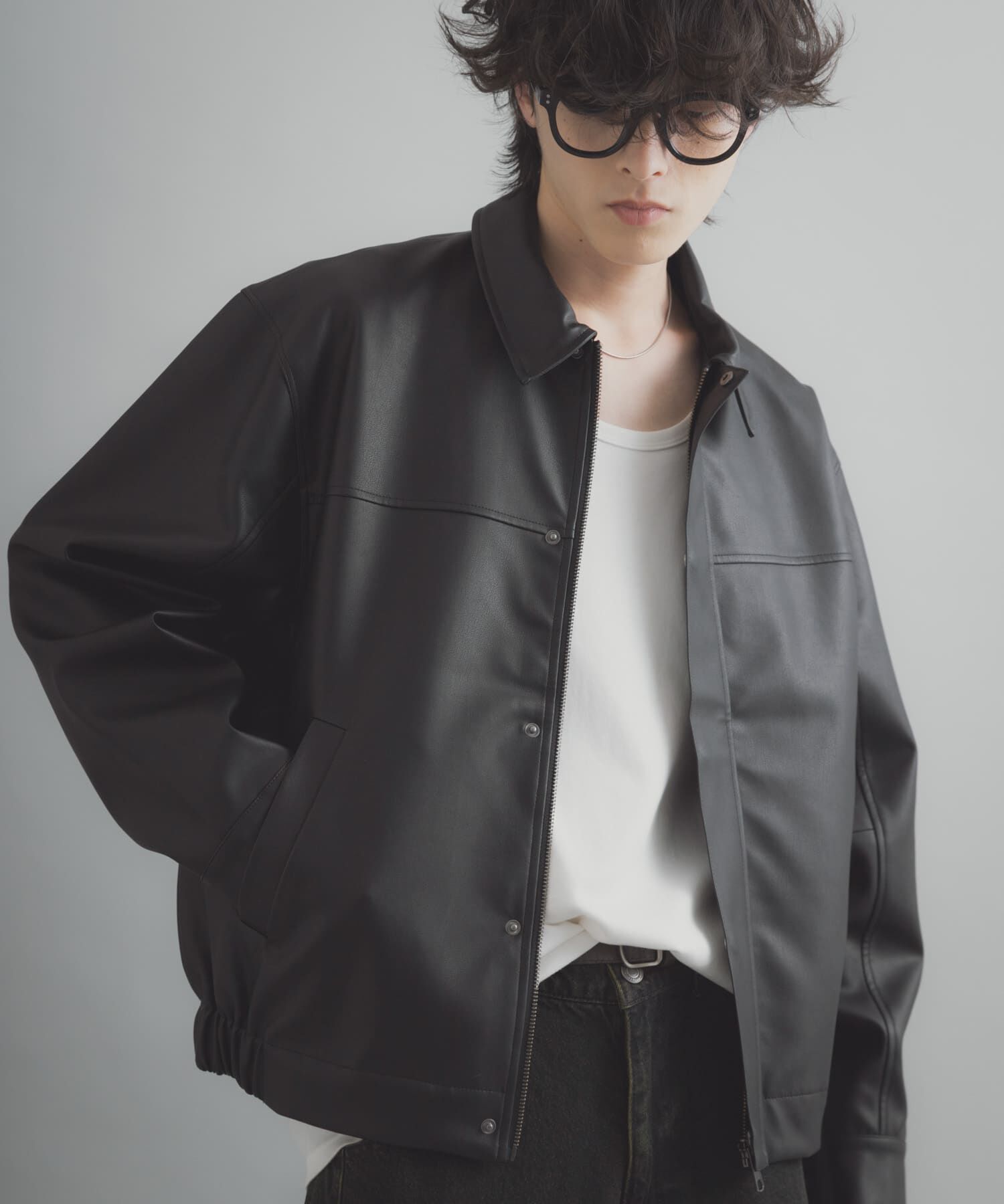 SENSE OF PLACE by URBAN RESEARCH「FLジップブルゾン」|ブルゾン・スタジャン|