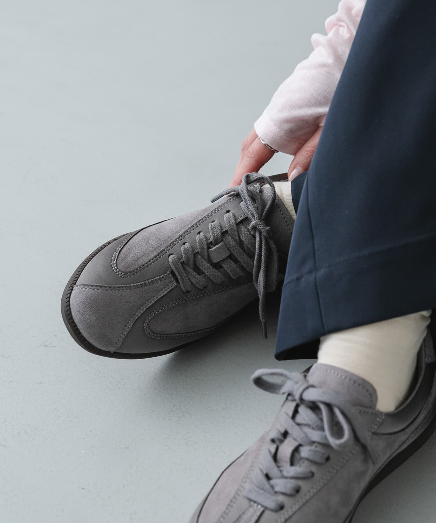 SENSE OF PLACE by URBAN RESEARCH「『抗菌/消臭』コンビジャーマントレーナースニーカー」|スニーカー|