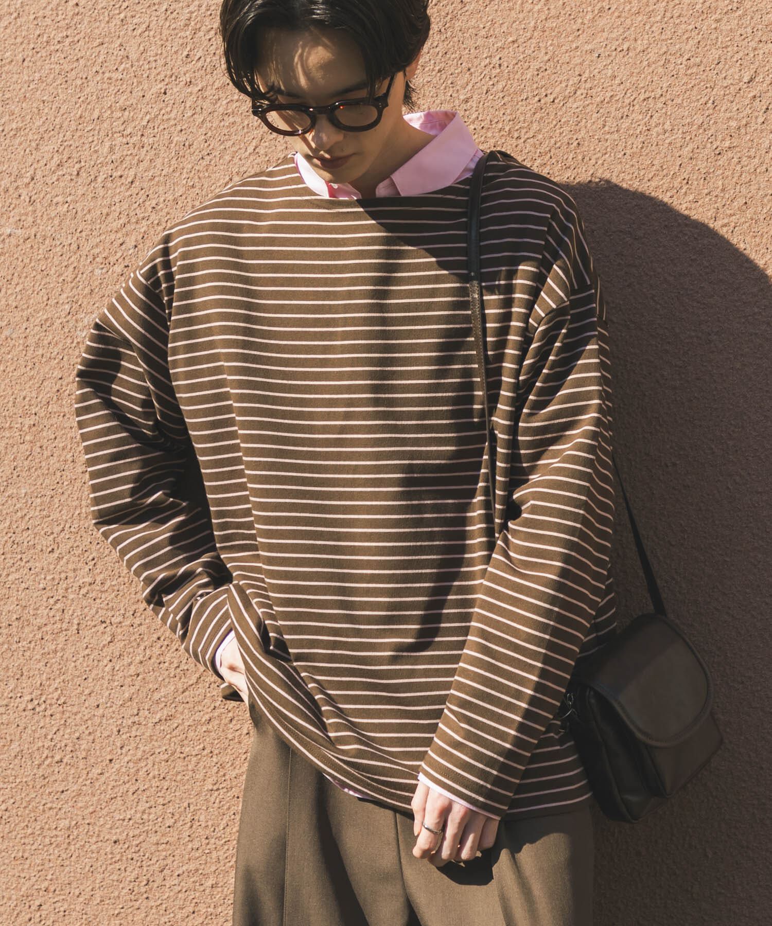 SENSE OF PLACE by URBAN RESEARCH「エクストラルーズバスクシャツ」|Tシャツ・カットソー|